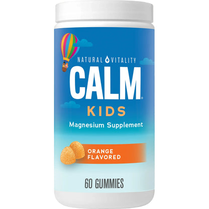 Gomitas Calmantes de Magnesio para Niños Natural Vitality Calm (Sabor Naranja)