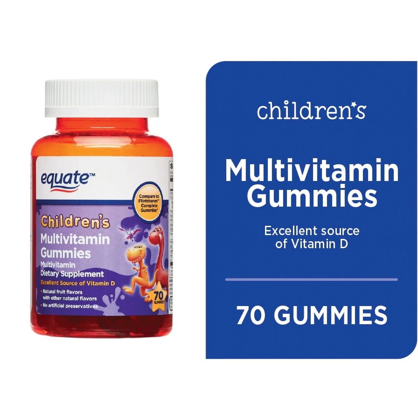 Gomitas Multivitamínicas para la Salud General de los Niños Equate