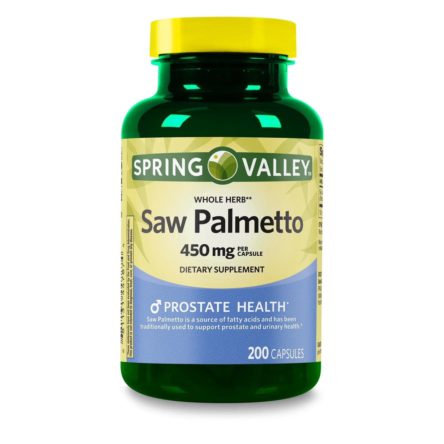 Cápsulas de Saw Palmetto para la Salud Prostática Spring Valley