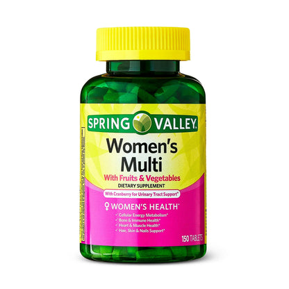 Tabletas Multivitamínicas para Mujeres Spring Valley