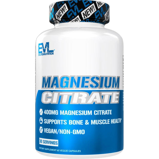 Citrato de Magnesio 400 mg Evlution Nutrition