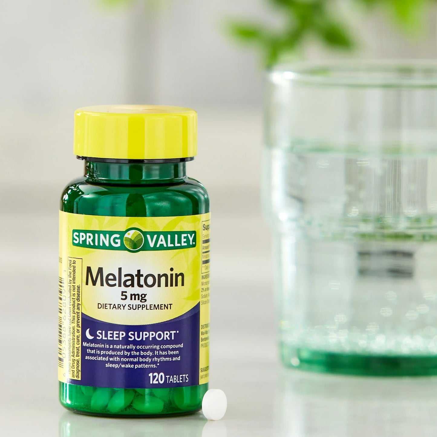 Tabletas de Melatonina Spring Valley 5 Mg