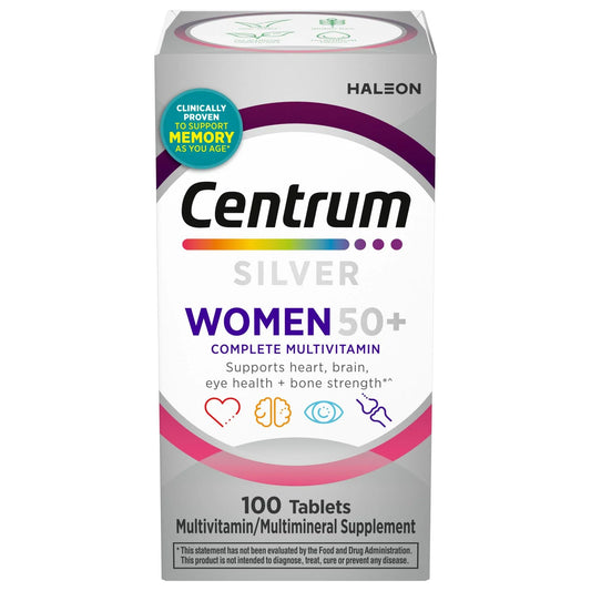 Multivitamínico Centrum Silver para Mujeres 50+