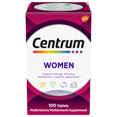 Multivitamínico Centrum para Mujeres con Hierro y Vitamina D3