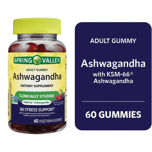 Gomitas de Ashwagandha Spring Valley