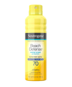 Protector Solar Neutrogena Beach Defense SPF 70, Resistente al Agua