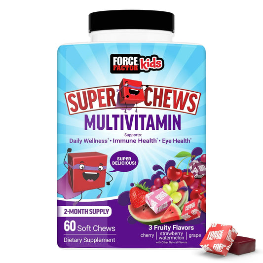 Supergomitas Multivitamínicas para Niños con 18 Vitaminas y Minerales Force Factor