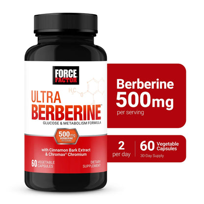 Berberina Ultra para Glucosa y Metabolismo Force Factor