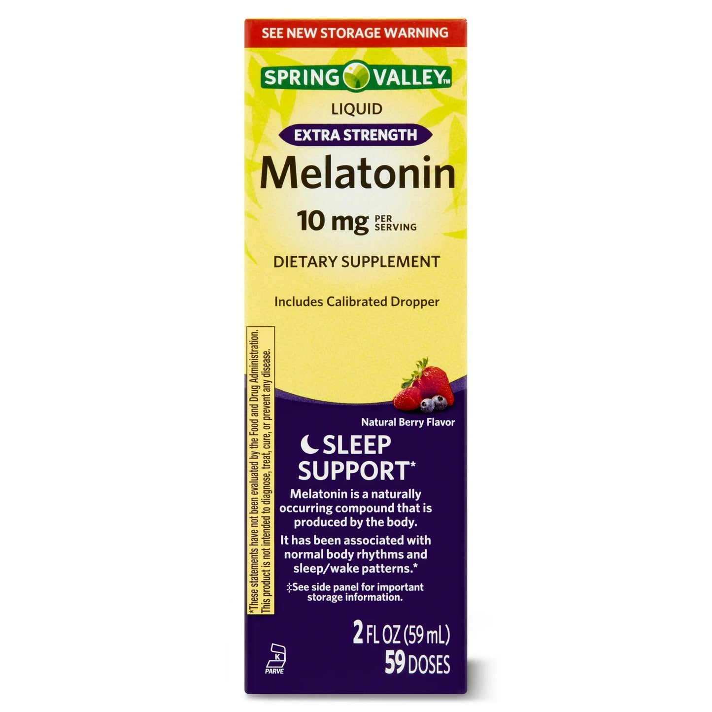 Melatonina Líquida Spring Valley 10 mg