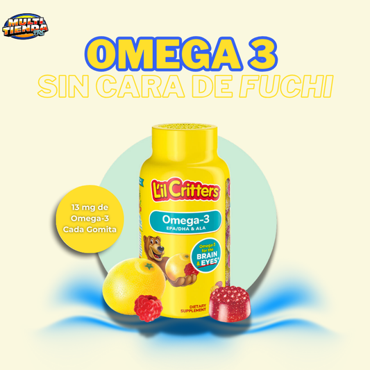 Gomitas de Omega-3 para Niños L'il Critters