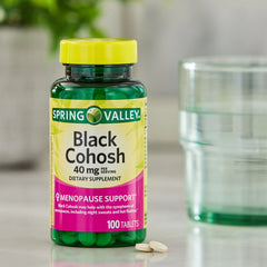 Tabletas de Cohosh Negro para la Menopausia Spring Valley