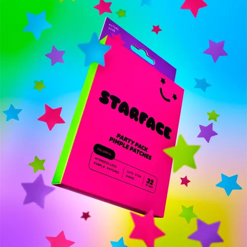 4-Pack de Parches para Espinillas Starface Party Pack