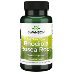 Cápsulas de Rhodiola Rosea para Energía y Estrés Swanson