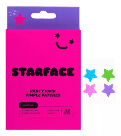 4-Pack de Parches para Espinillas Starface Party Pack