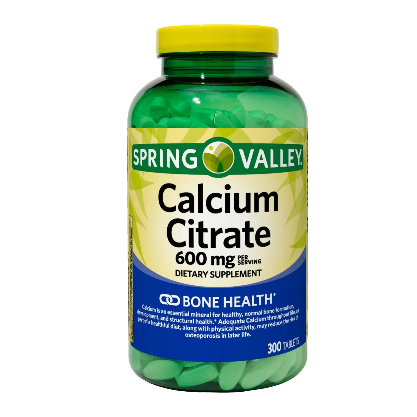 Citrato de Calcio Spring Valley 600 mg