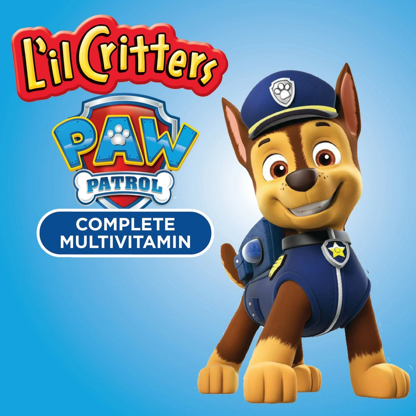 Gomitas Multivitamínicas Diarias Paw Patrol L’il Critters (Sabor Cereza, Naranja y Arándano)