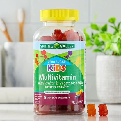 Gomitas Multivitamínicas para Niños sin Azúcar Spring Valley