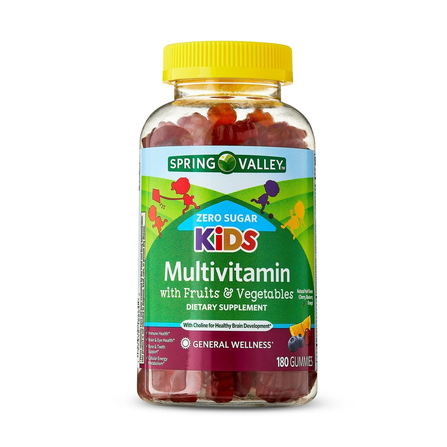 Gomitas Multivitamínicas para Niños sin Azúcar Spring Valley