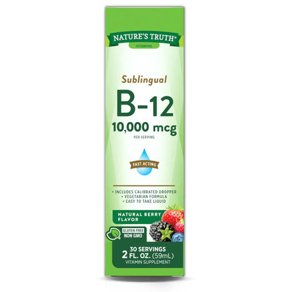 Vitamina B12 Sublingual Líquida Nature's Truth