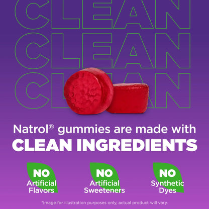 Gomitas de Melatonina Natrol para Dormir (Sabor Fresa) 10 mg