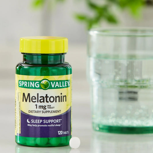 Tabletas de Melatonina Spring Valley 1 mg