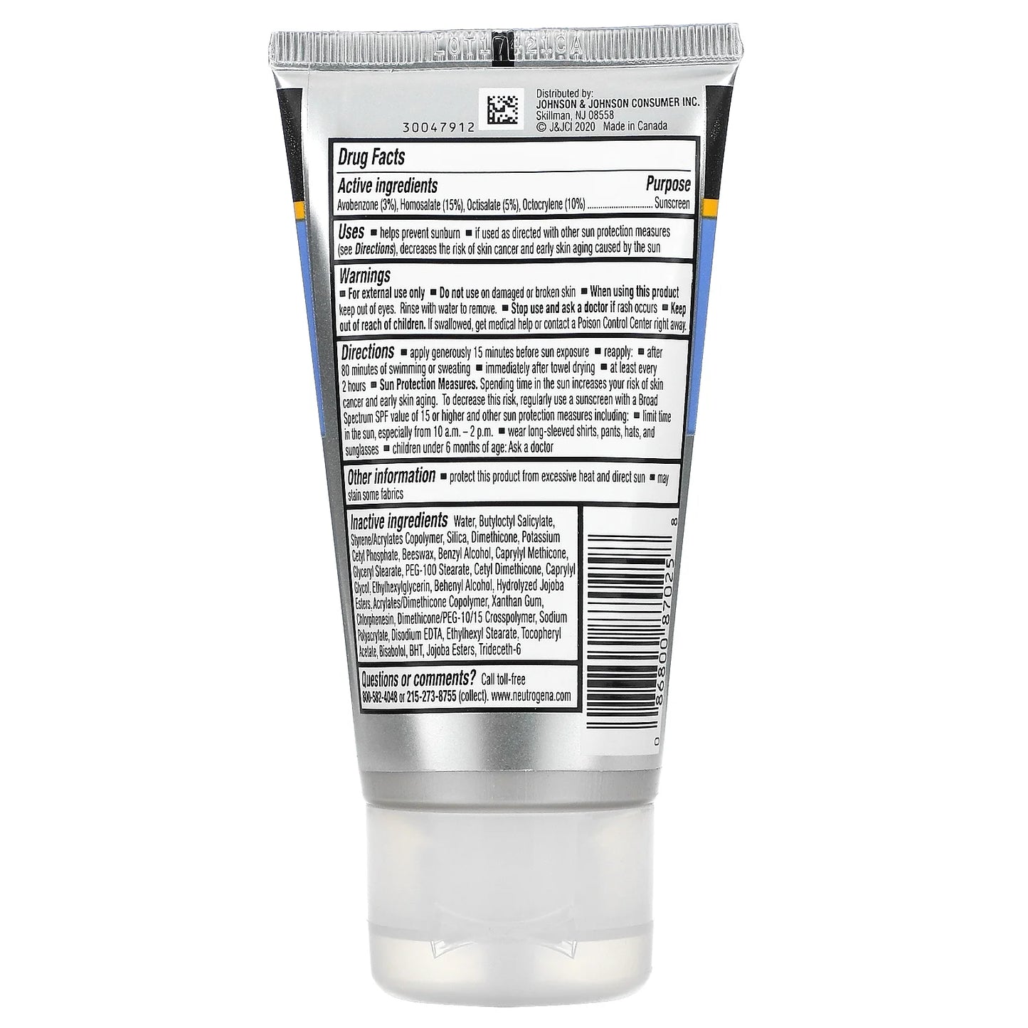 Protector Solar para el Rostro Neutrogena Sport Face SPF 70+