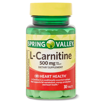 Suplemento de L-Carnitina Spring Valley