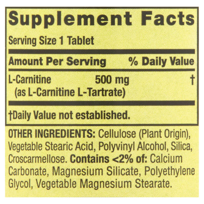 Suplemento de L-Carnitina Spring Valley