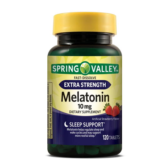 Tabletas de Melatonina Spring Valley 10 Mg