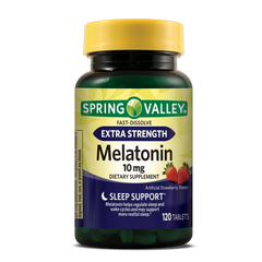 Tabletas de Melatonina Spring Valley 10 Mg