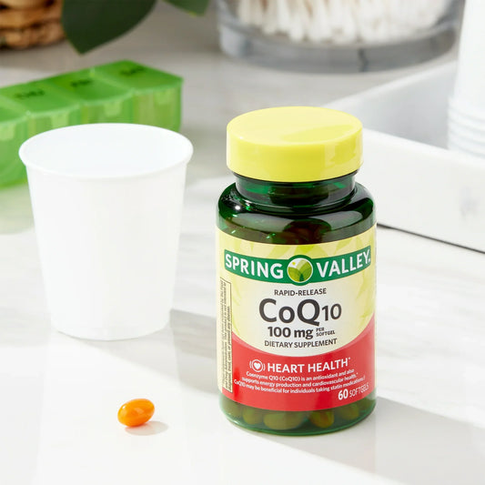 CoQ10 para la Salud del Corazón Spring Valley 100 mg