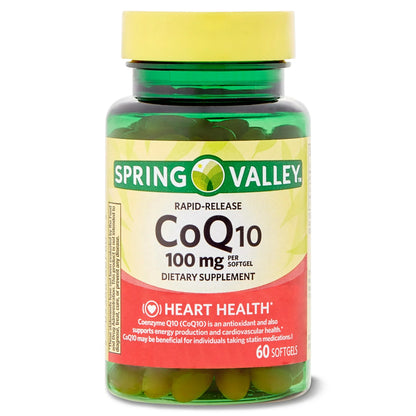 CoQ10 para la Salud del Corazón Spring Valley 100 mg