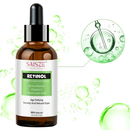 Kit de Sueros Antiedad Saisze: Sérums de Vitamina C, Retinol y Ácido Hialurónico para Día y Noche